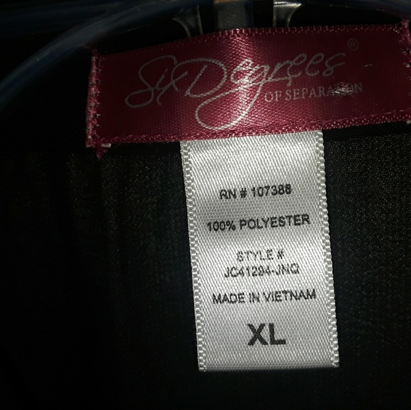 SIX DEGREES OF SEPARATION STUD SHEER HIGH LOW NWOT - Picture 3 of 3